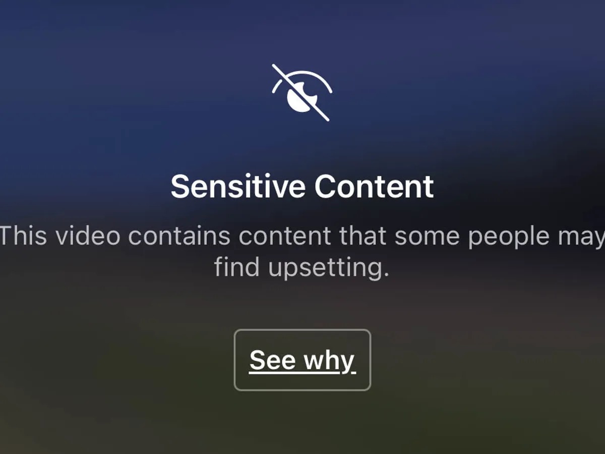 Meta contenido sensible