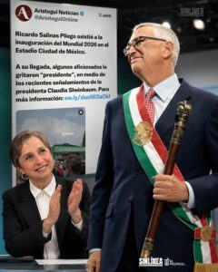 Medio nacionales optaron por un enfoque completamente distinto. Su cobertura ignoró el insulto viral de la perrita de Trump y se centró en mostrar una faceta positiva: destacaron que Salinas Pliego se tomó selfies con los asistentes, sonrió ante el público e incluso recibió gritos aislados de "¡Presidente!