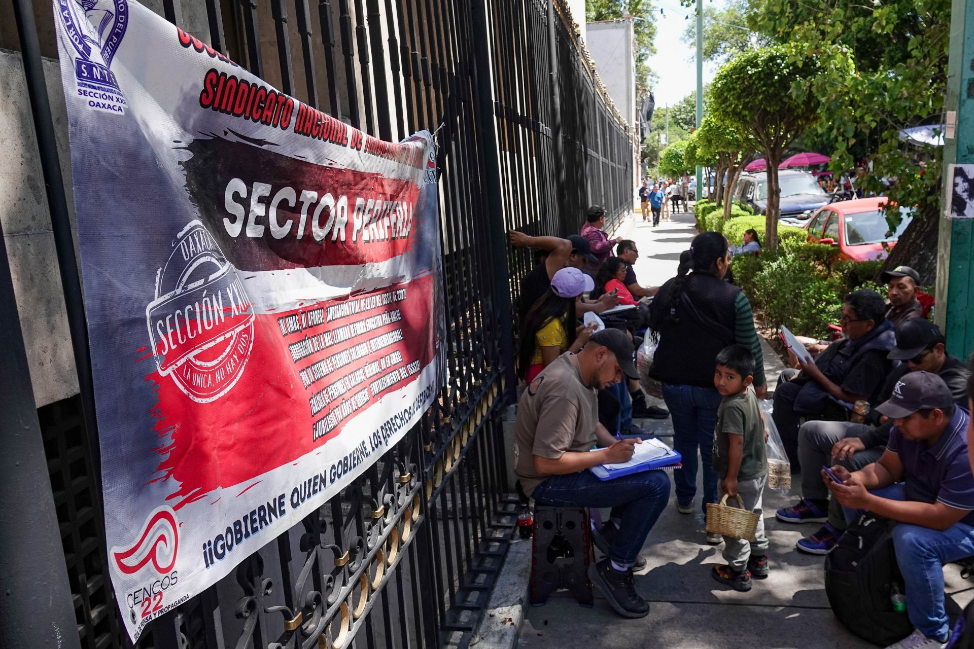 Plantón CNTE