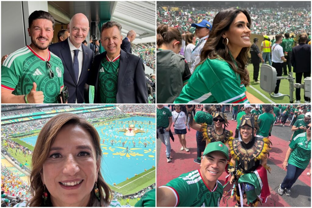 políticos en inauguración Mundial 2026