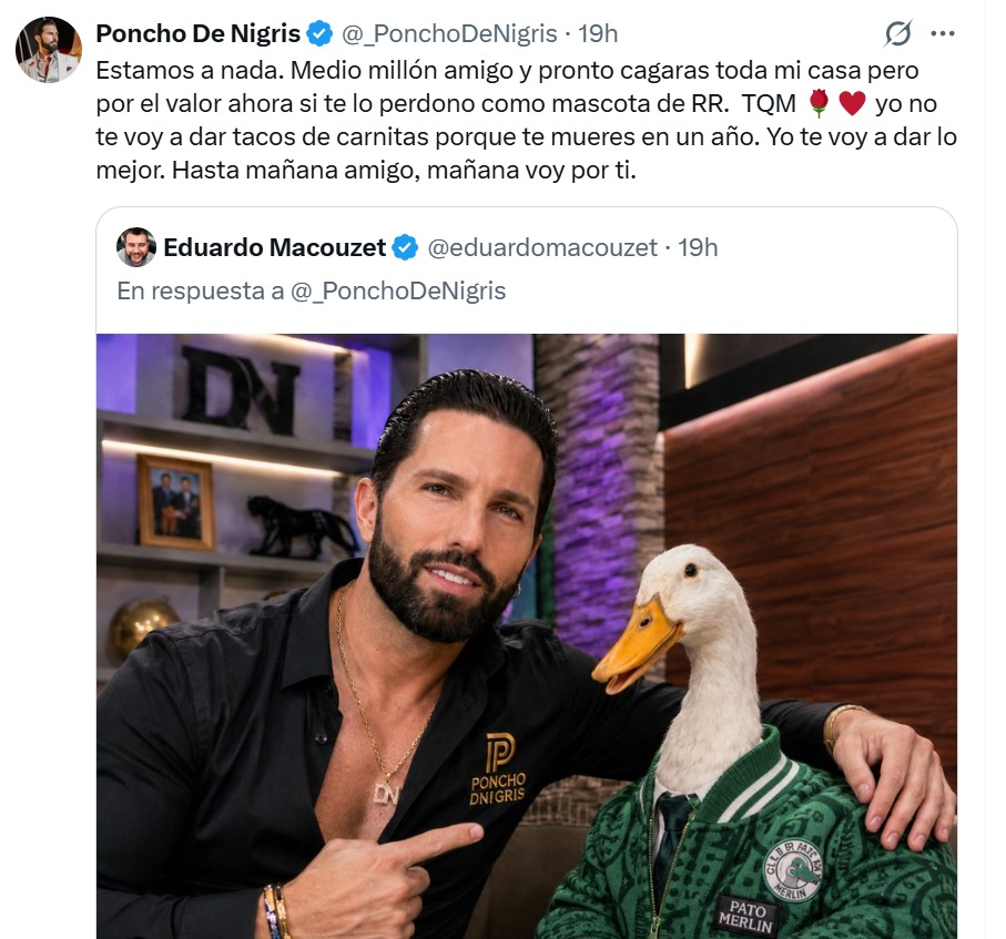 Poncho de Nigris oferta Merlin