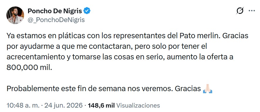 Poncho de Migris y Pato Merlin