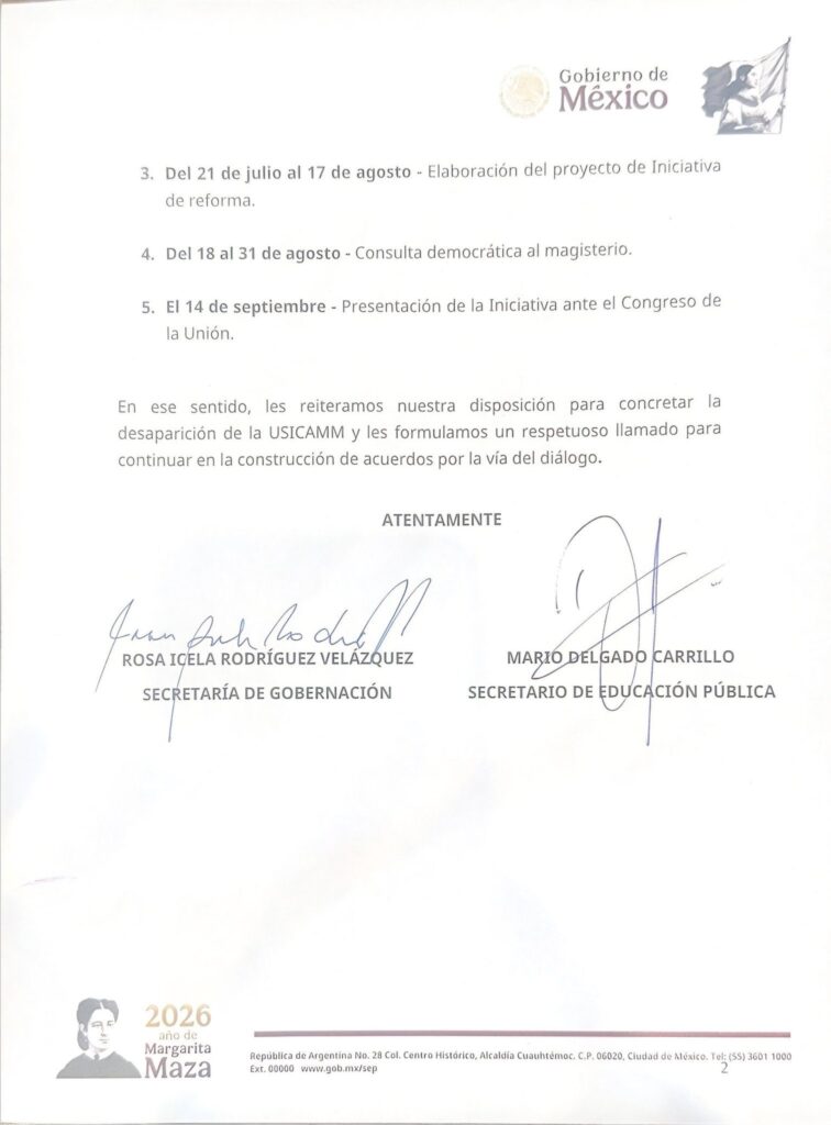 Propuesta CNTE Segob