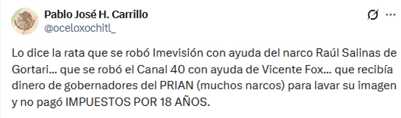 Redes tunden a Salinas Pliego