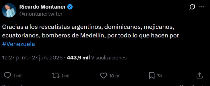 Usuarios mexicanos reprocharon a Ricardo Montaner la forma en que escribió el gentilicio "mexicanos".