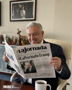 El término "perrita de Trump" se hizo viral en México para referirse al empresario Ricardo Salinas Pliego. Fue utilizado por aficionados que lo abuchearon e insultaron con esta frase a su llegada al Estadio Ciudad de México, poco antes de la inauguración de la Copa del Mundo.