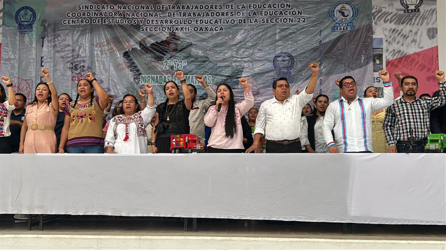 agremiados seccipon 22 de la CNTE