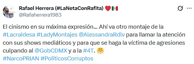 Redes critican a Alessandra Rojo tras pleito en Zona Rosa