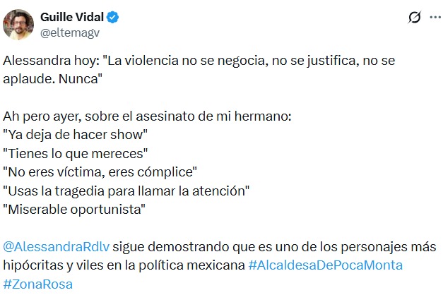 Redes critican a Alessandra Rojo tras pleito en Zona Rosa