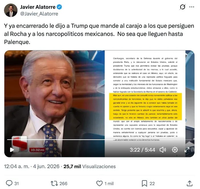 TV Azteca malinterpreta carta de AMLO 