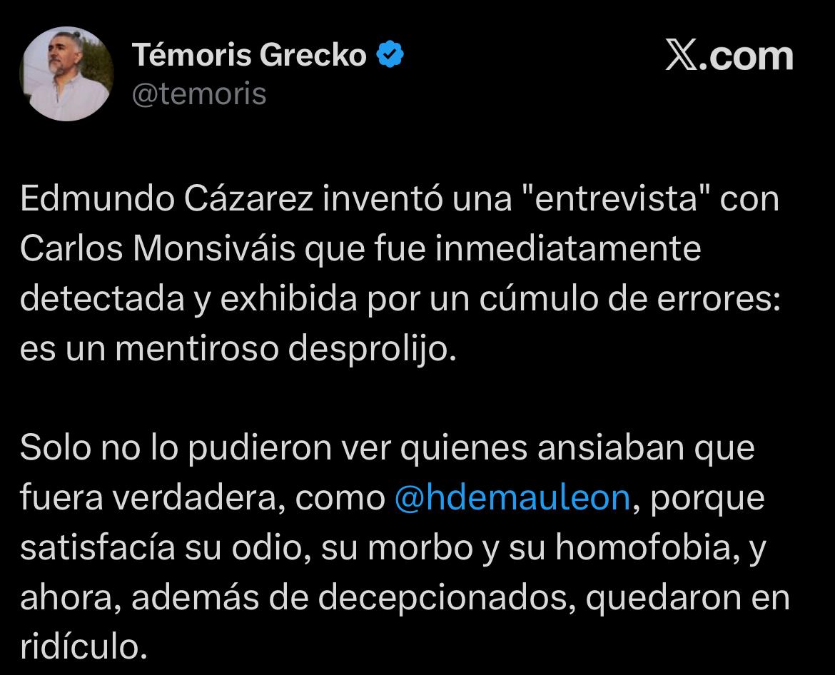 Usuarios critican a Héctor de Mauleón