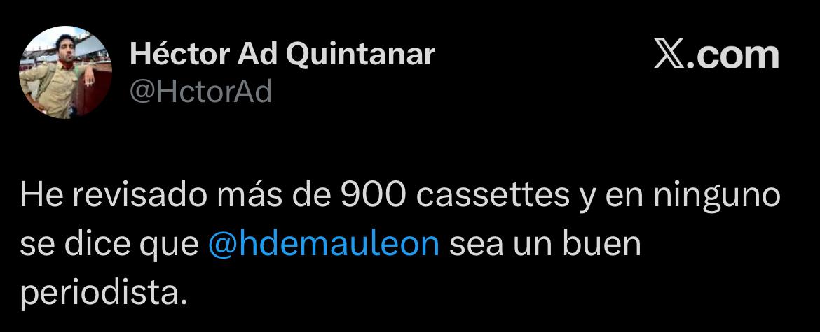 Usuarios tunden a Héctor de Mauleón