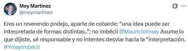 Redes tunden a Mauricio Ymay