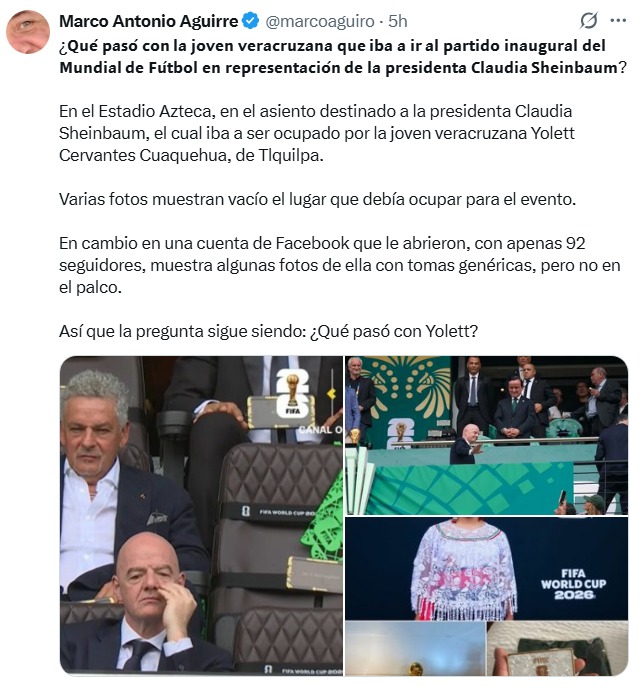 Comentócratas mienten sobre presencia de Yolett Cervantes en Mundial