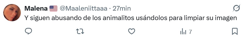 abusan de animales