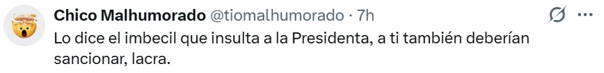 Alito insulta a la presidenta
