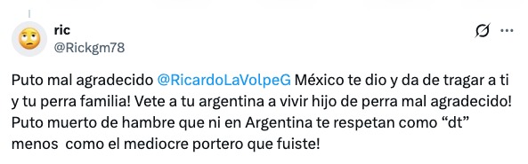 Tunden a Ricardo La Volpe