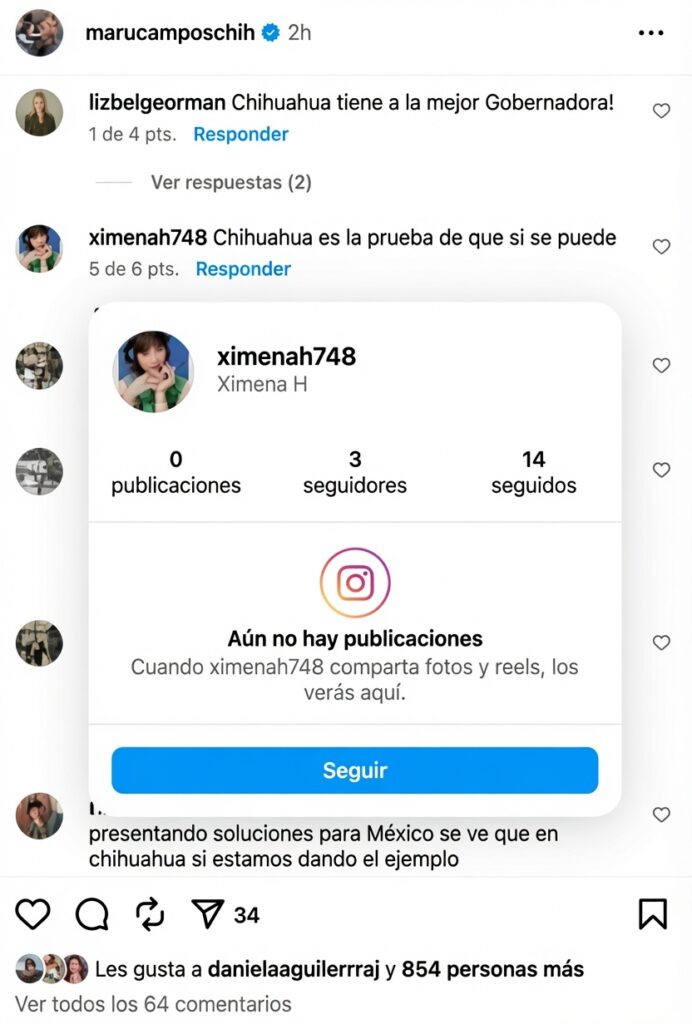 bots instagram Maru Campos