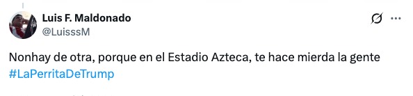 Tunden a Salinas Pliego por no ir a estadio Azteca