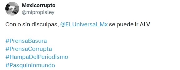 Redes tunden a El Universal por tardía disculpa a AMLO