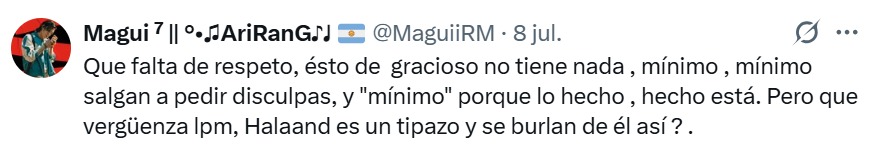 falta de respeto