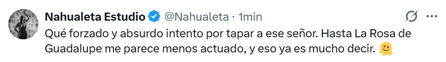 forzado y absurdo intento