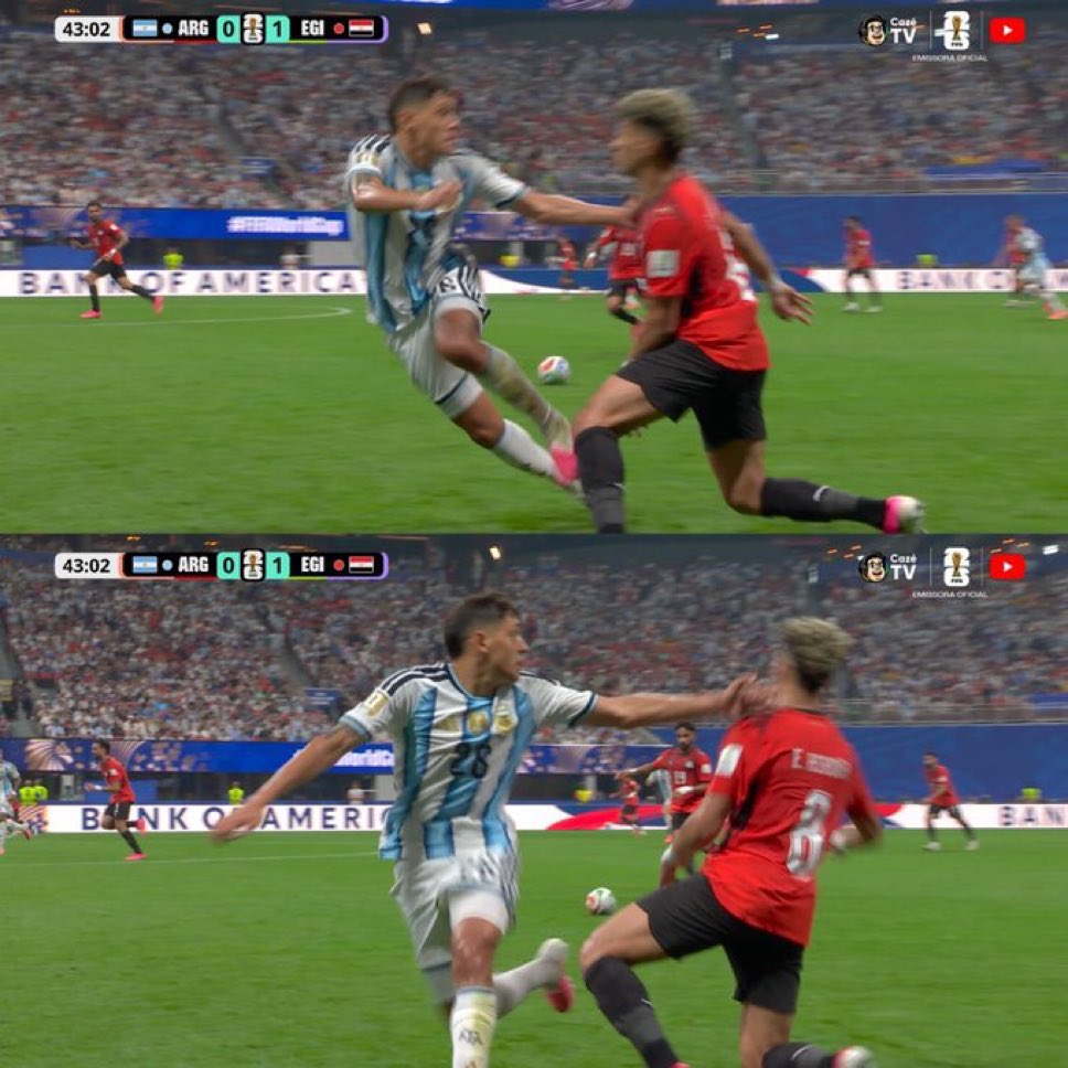 Irregularidades Egipto vs. Argentina 