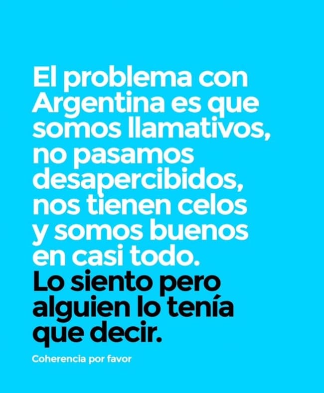 Milei asegura que críticas a Argentina es por celos