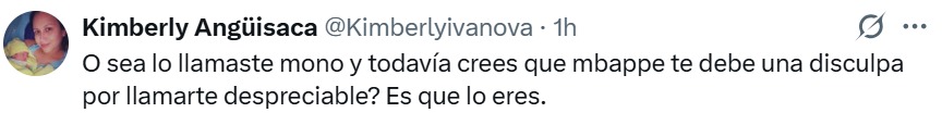 lo llamó mono