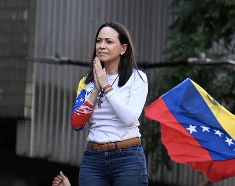 EU acusa oportunismo de Corina Machado
