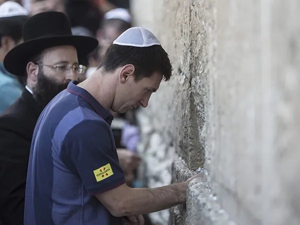 Messi muro de los lamentos