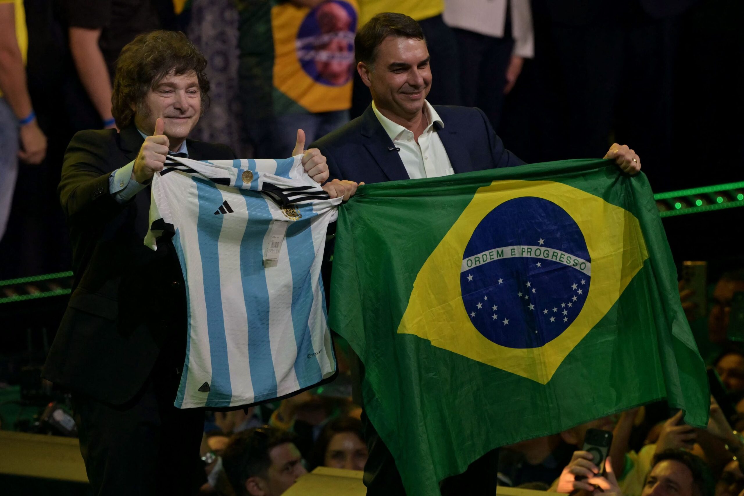Milei en evento de Bolsonaro