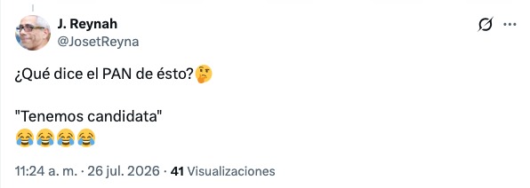 Natalia Torres causa controversia por declarar que el titular del Ejecutivo no tiene derechos humanos