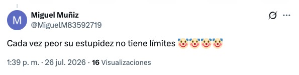Natalia Torres asegura que Sheinbaum no tiene derechos humanos y las redes la corrigen de inmediato