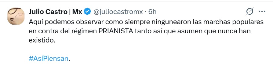 ninguneo de marchas