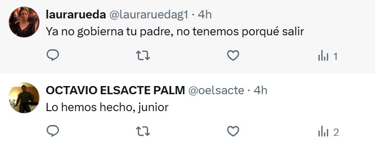 No hay por qué salir