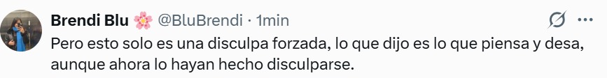 disculpa forzada Pedro Sola