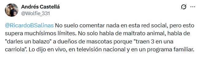 Redes tunden a Pedro Sola tras sugerir envenenamiento de perros