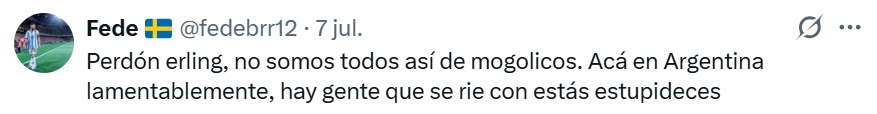 perdón Haaland