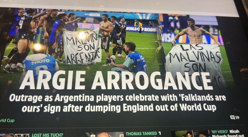 Prensa reacciona a Argentina