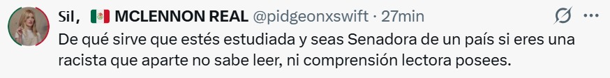 racista no sabe leer 