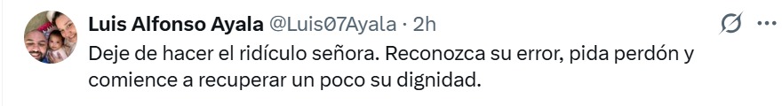 ridiculo señora