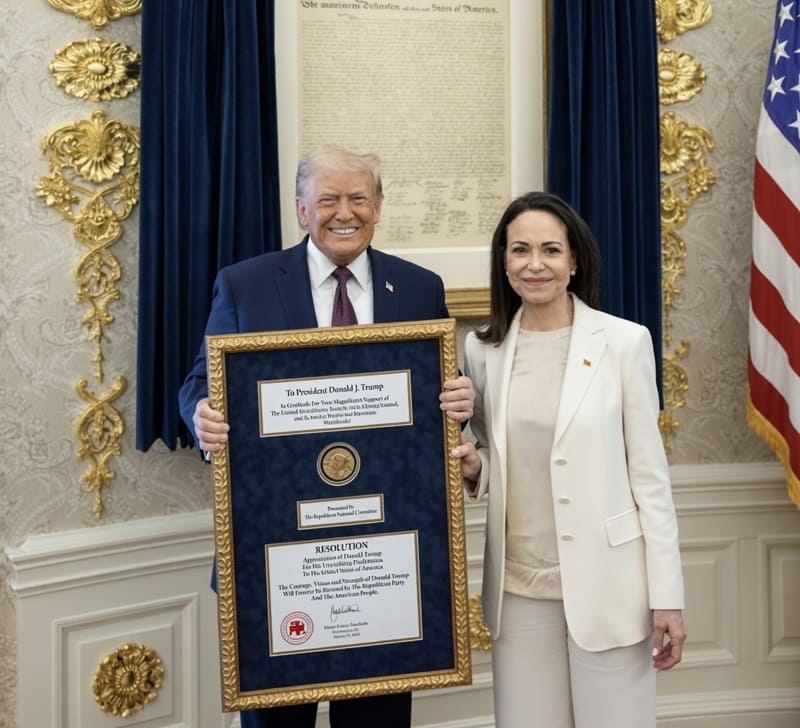Ruptura entre Corina Machado y Trump 