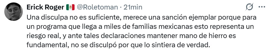 sanción ejemplar Pedro Sola