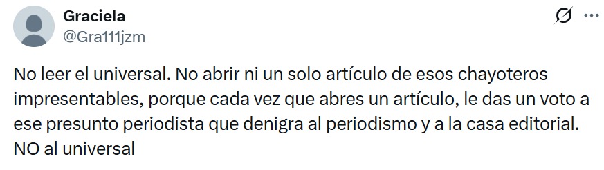 Usuarios critican a García Soto